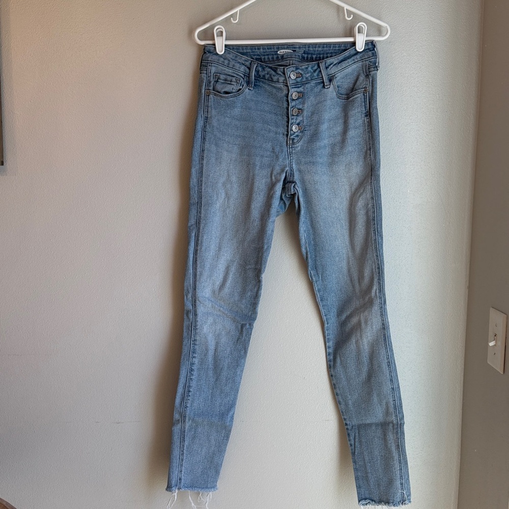 Old Navy Light Blue High Rise Jeans 6